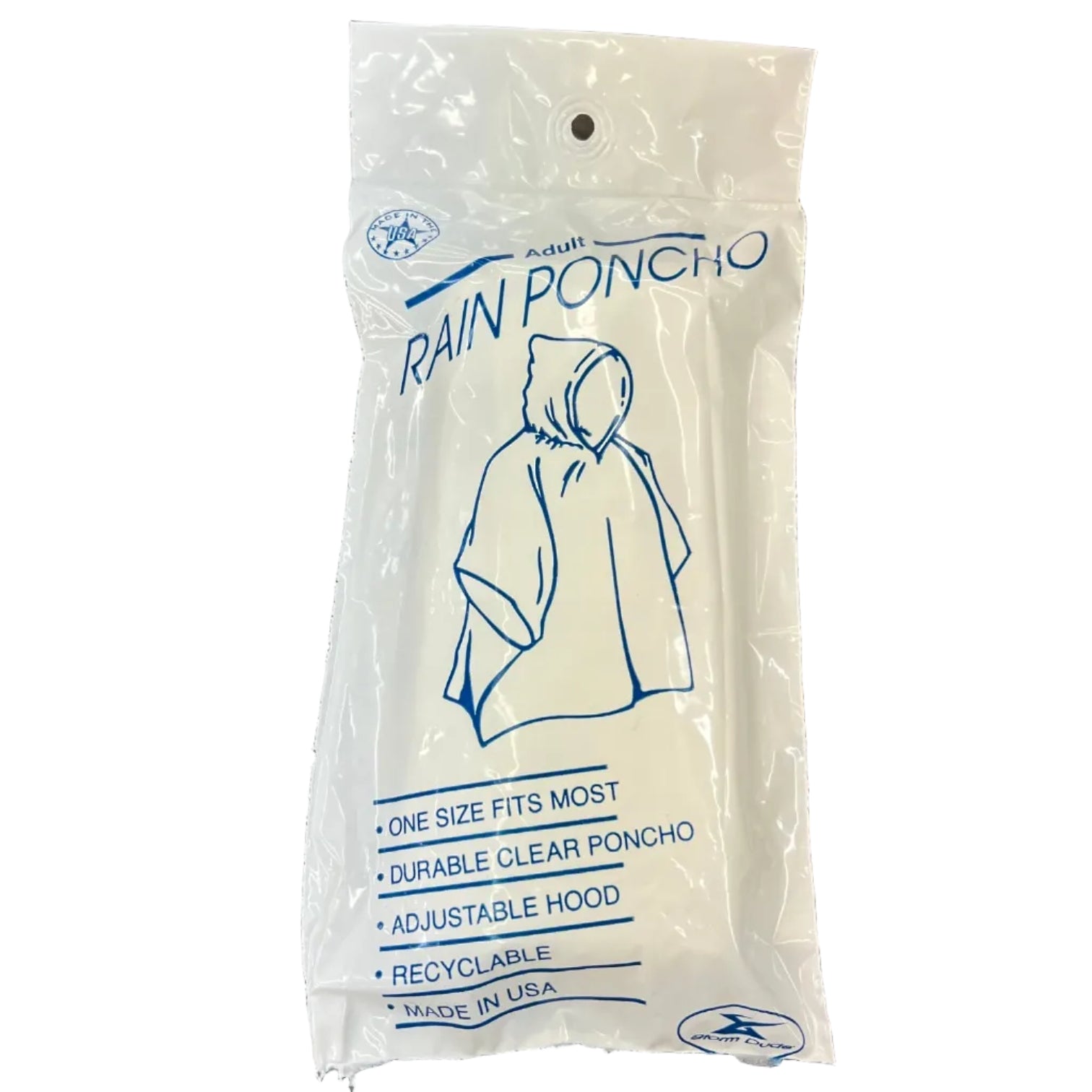 Storm Duds Poncho Clear