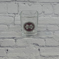 Square Shot Glass Pewter Emblem M-State