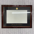 University Frames, Inc. Diploma Frame Phd Classic Gold Trim On Mahogany Frame Gold Medal