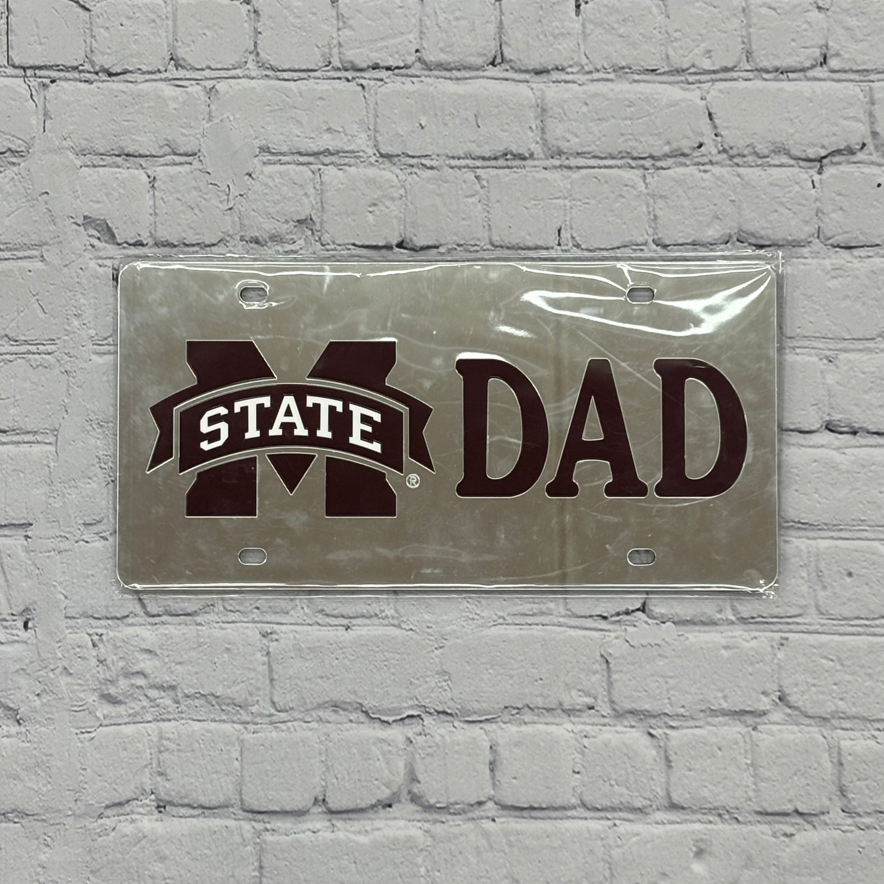 Auto License Plate Mirror M-State Mom & Dad