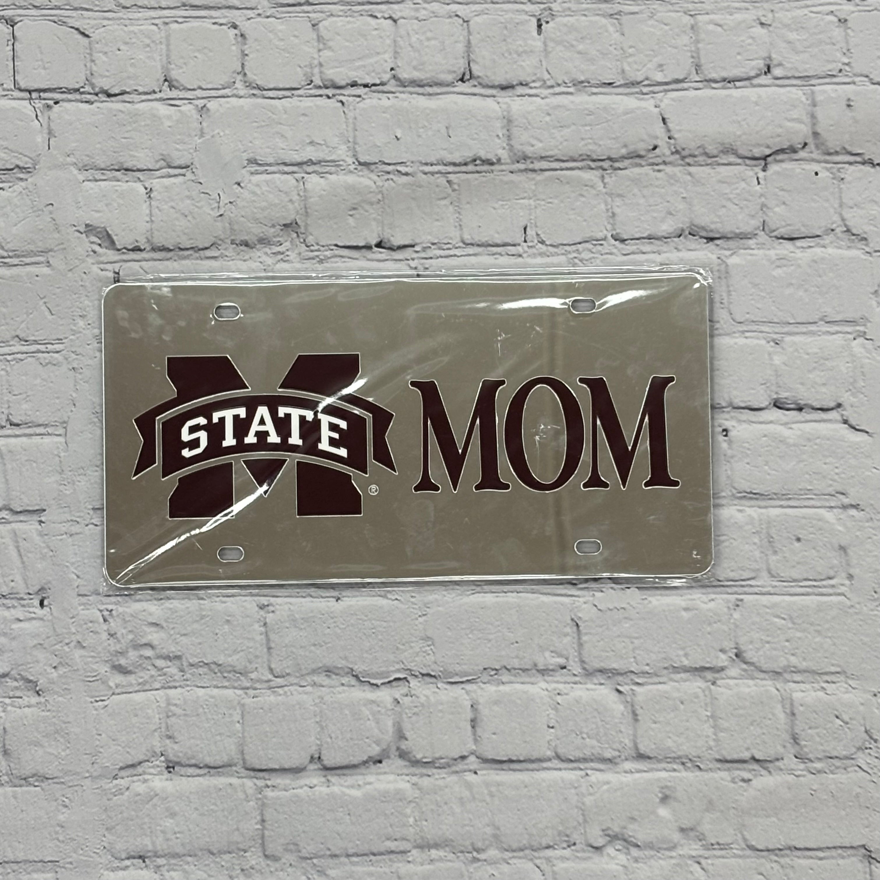 Auto License Plate Mirror M-State Mom & Dad