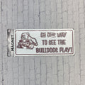 Cdi Corporation Auto Magnet Standing Bulldog On Our Way To See Bulldogs Play