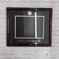 University Frames, Inc. Diploma Frame Petite Cherry Silver Medal Black Mat