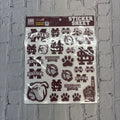 Sds Design Associates Sticker Sheet Various Logos M-State