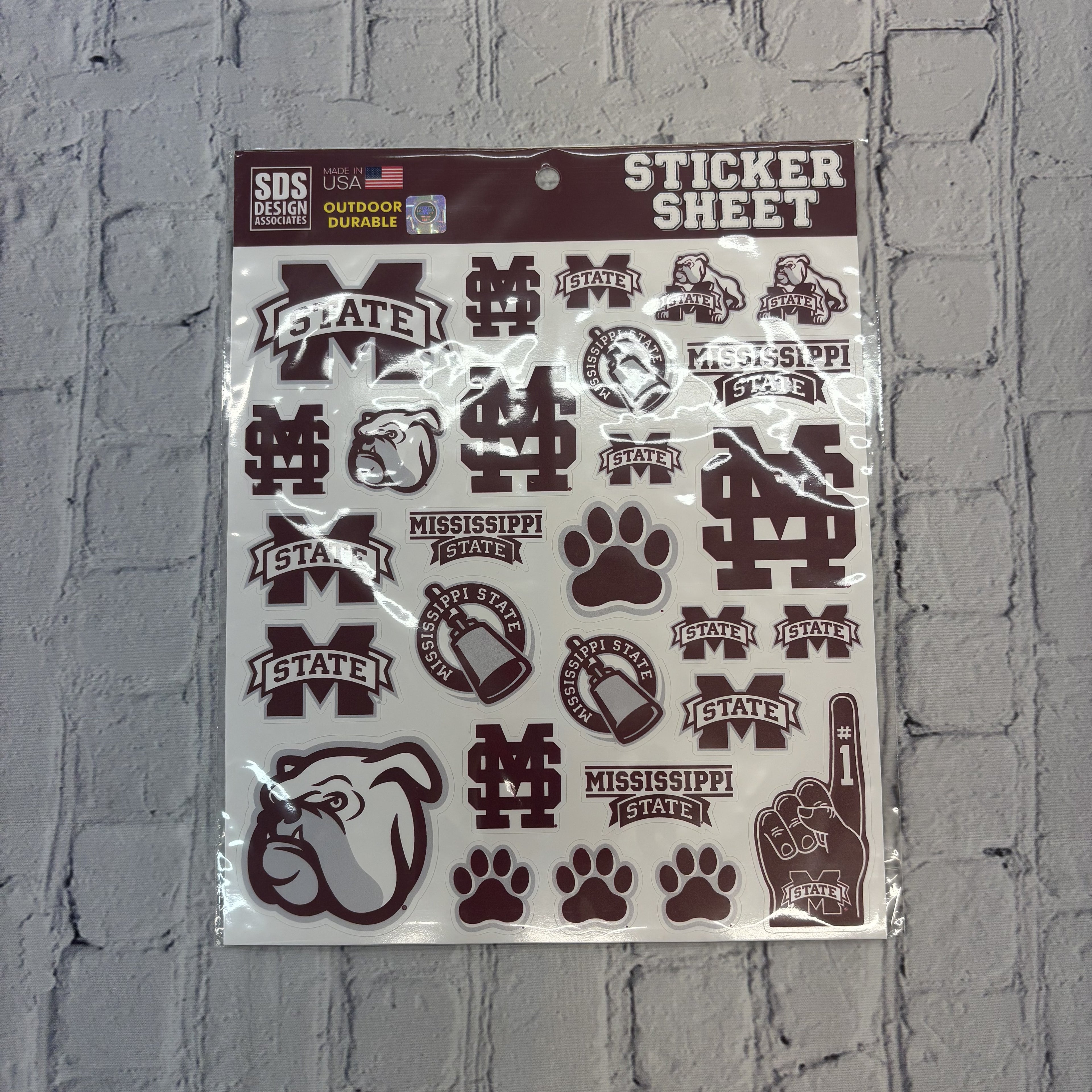 Sds Design Associates Sticker Sheet Various Logos M-State
