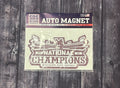 SDS Design Associates Auto Magnet 12" National Champions Mississippi State Baseball