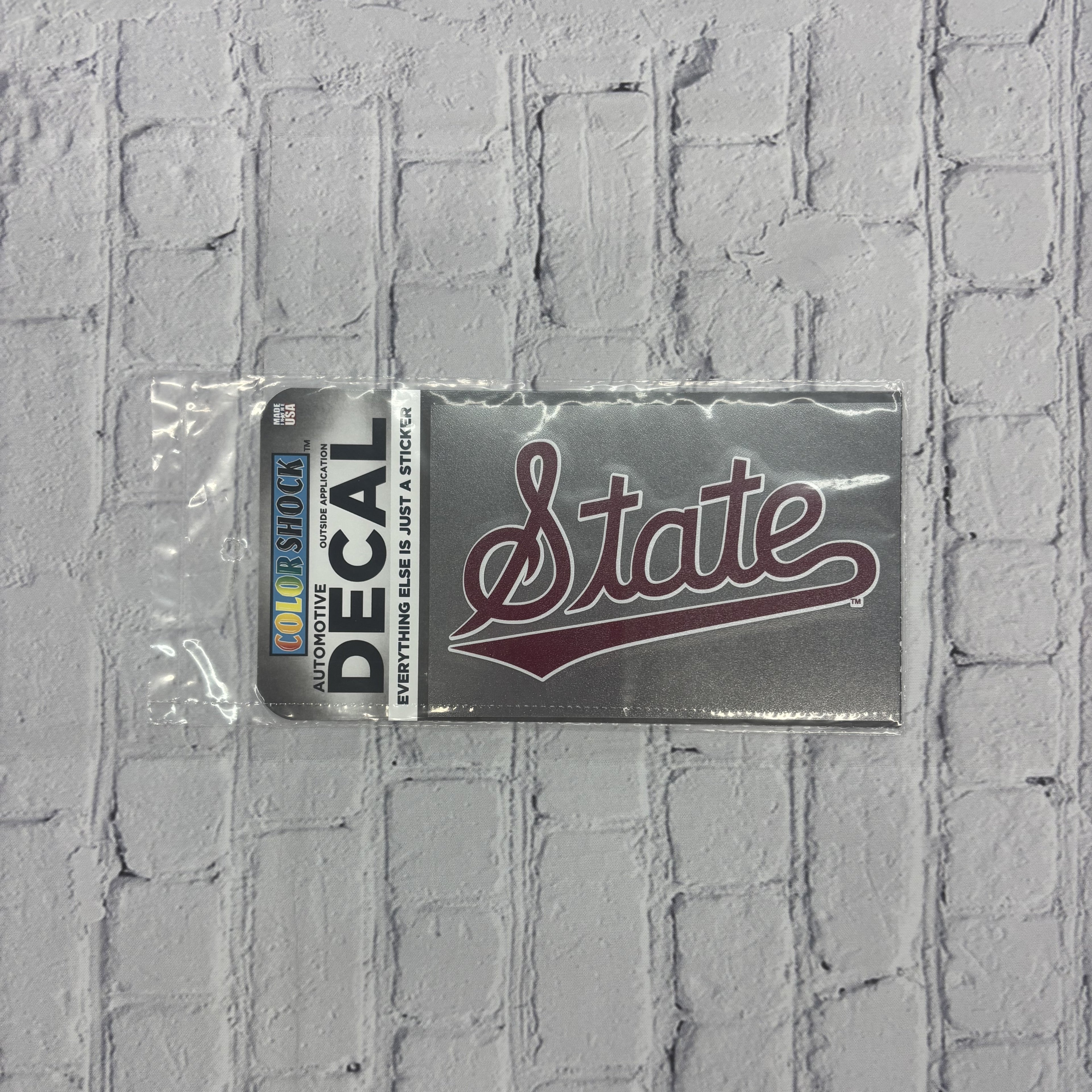 CDI Corporation Auto Decal Script State
