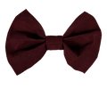 Dog Collar World Dog Collar Accessory Bow Tie Maroon Solid