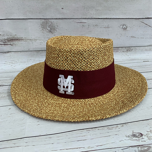 Logofit Hat Straw Tournament Gambler M-Over-S