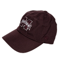 Top Of The World Cap Baseball Staple M-State Mtl Slid W Bulldoghooded Plain Maroon Poly