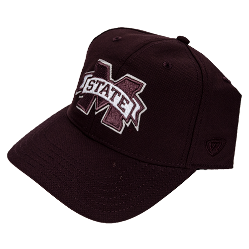 Top Of The World Cap Baseball Trainer 20 M-State Emblem Rtbk Bulldogs Vro Adjustable