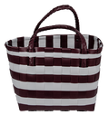 3 Kids Kompany L / Handed By Tote Woven Spirit Maroon White