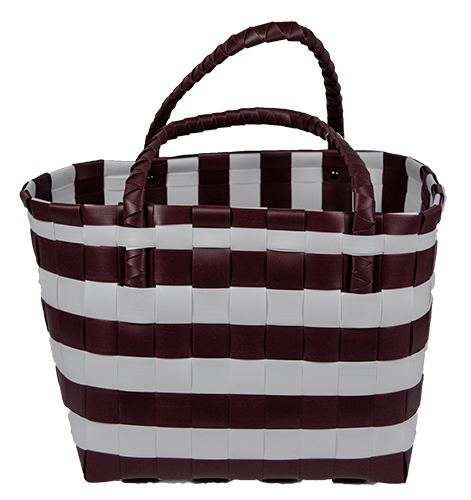 3 Kids Kompany L / Handed By Tote Woven Spirit Maroon White