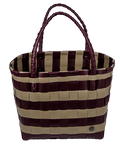 3 Kids Kompany L / Handed By Tote Woven Spirit Maroon Khaki Stripes