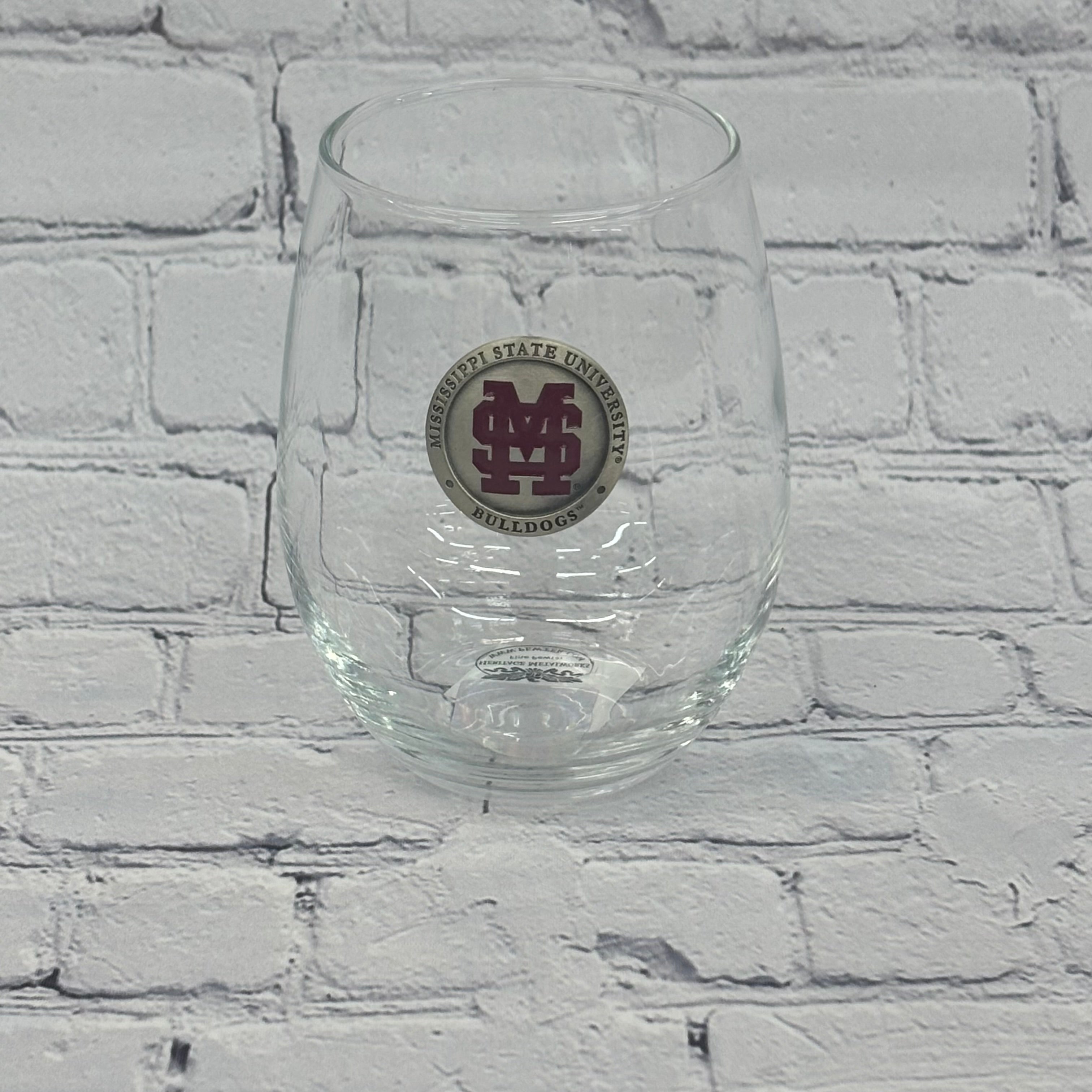 Heritage Metalworks, Inc. Home Glass Goblet Stemlong Sleeve M-Over-S W Maroon