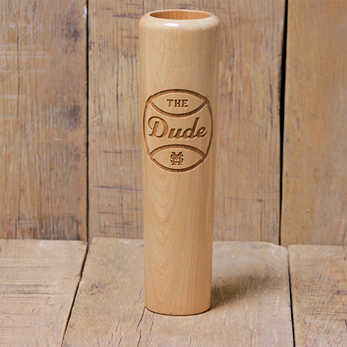 Dugout Mugs 12 oz. Tall Wooden Mug Baseball "The Dude" M-Over-S