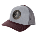 Divisions Of Zeppelin Products, Inc. Cap Baseball Trucker Two Tone W/ Patch Circle Leatherr Stk MS