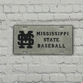 Auto License Plate M-Over-S Baseball