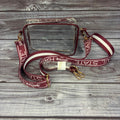 Tailgate Purse Bridget Clear Zip 2 Straps Go Dawgs M-State