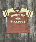 Toddler T-Shirt Bulldogs Giltter Piecrust Promise M-State