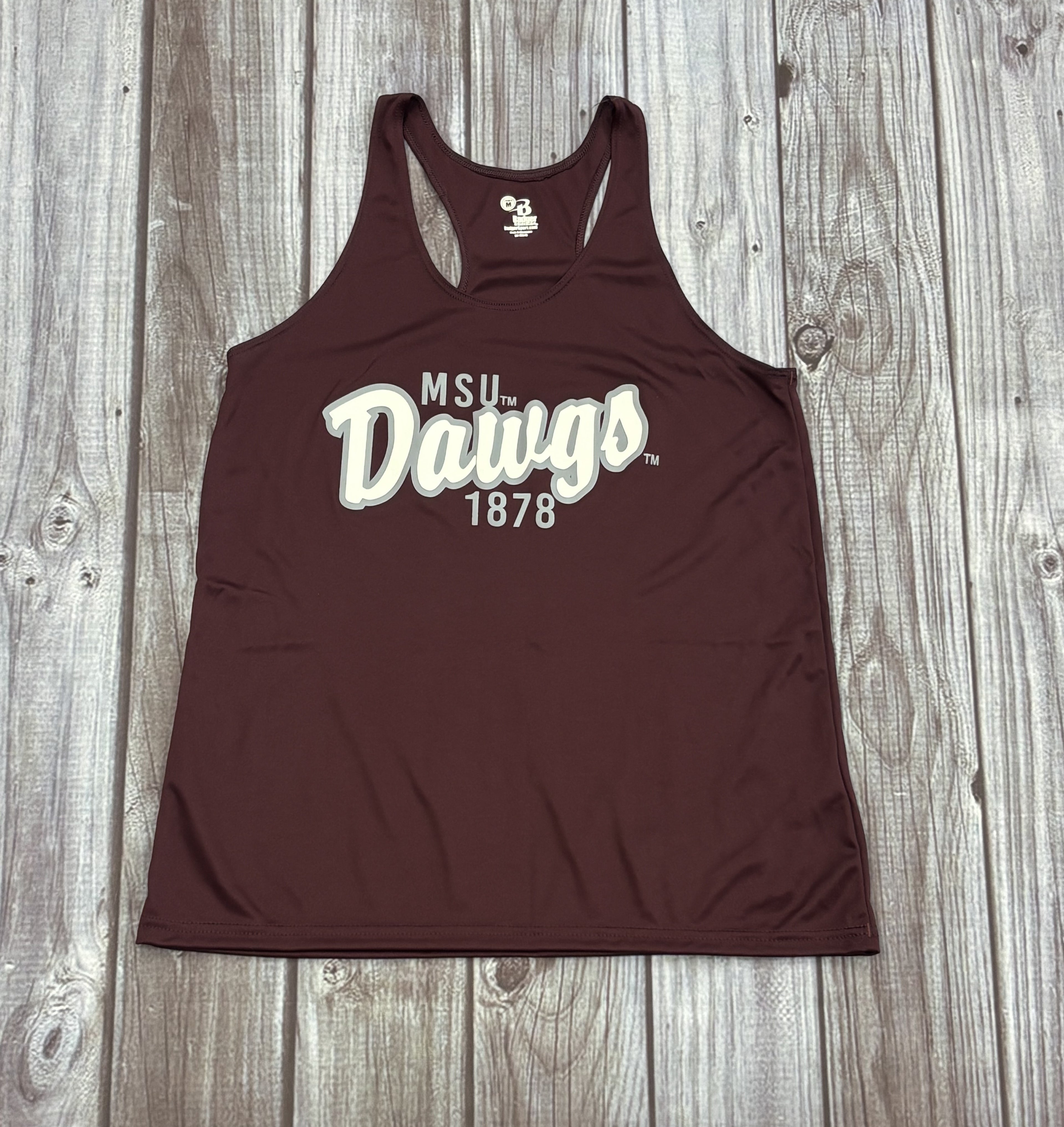 Tank Top Women's Racerback MSU Dawgs 1878