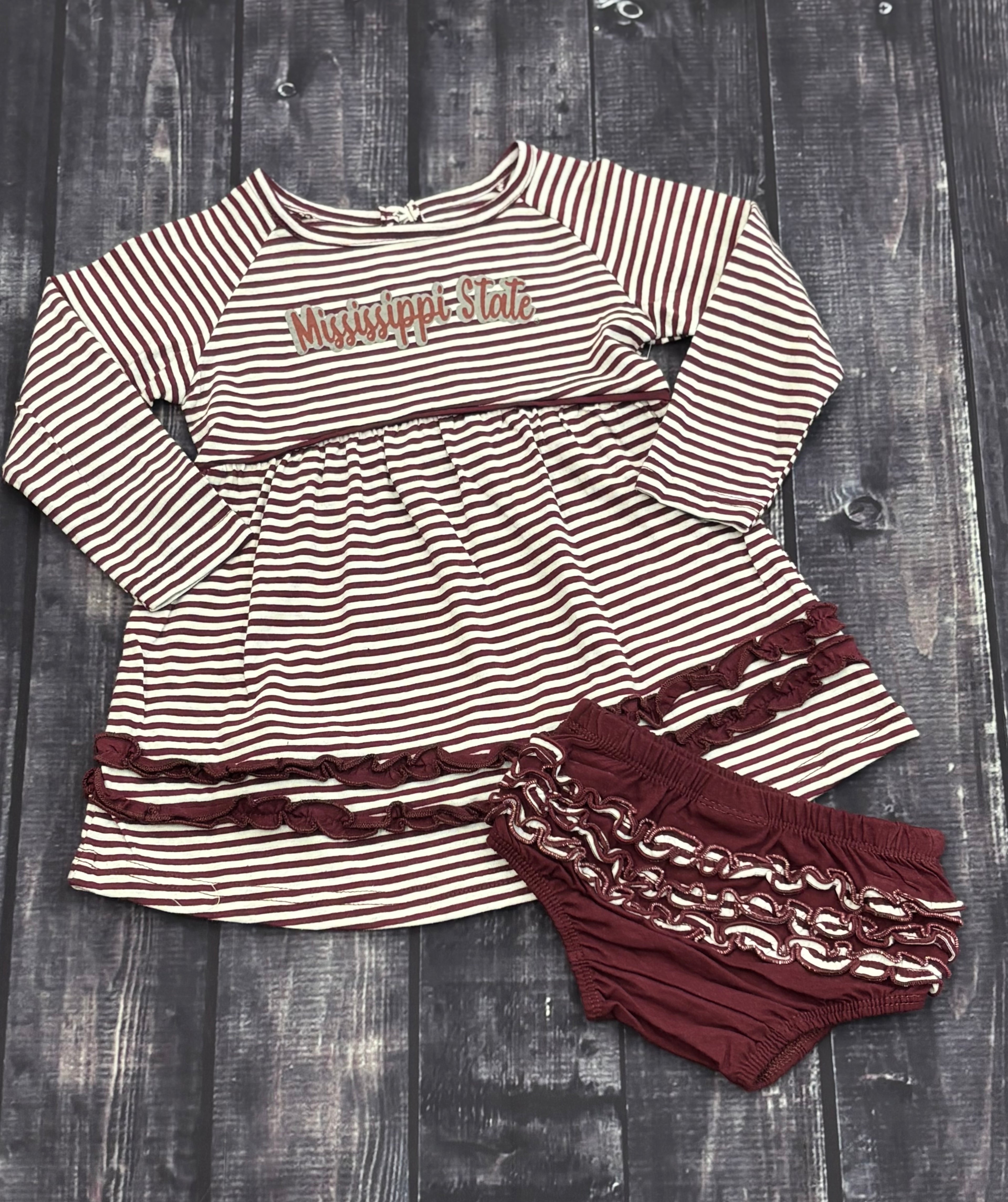 Baby 2 Piece Dress Bloomer Who-ville Script State