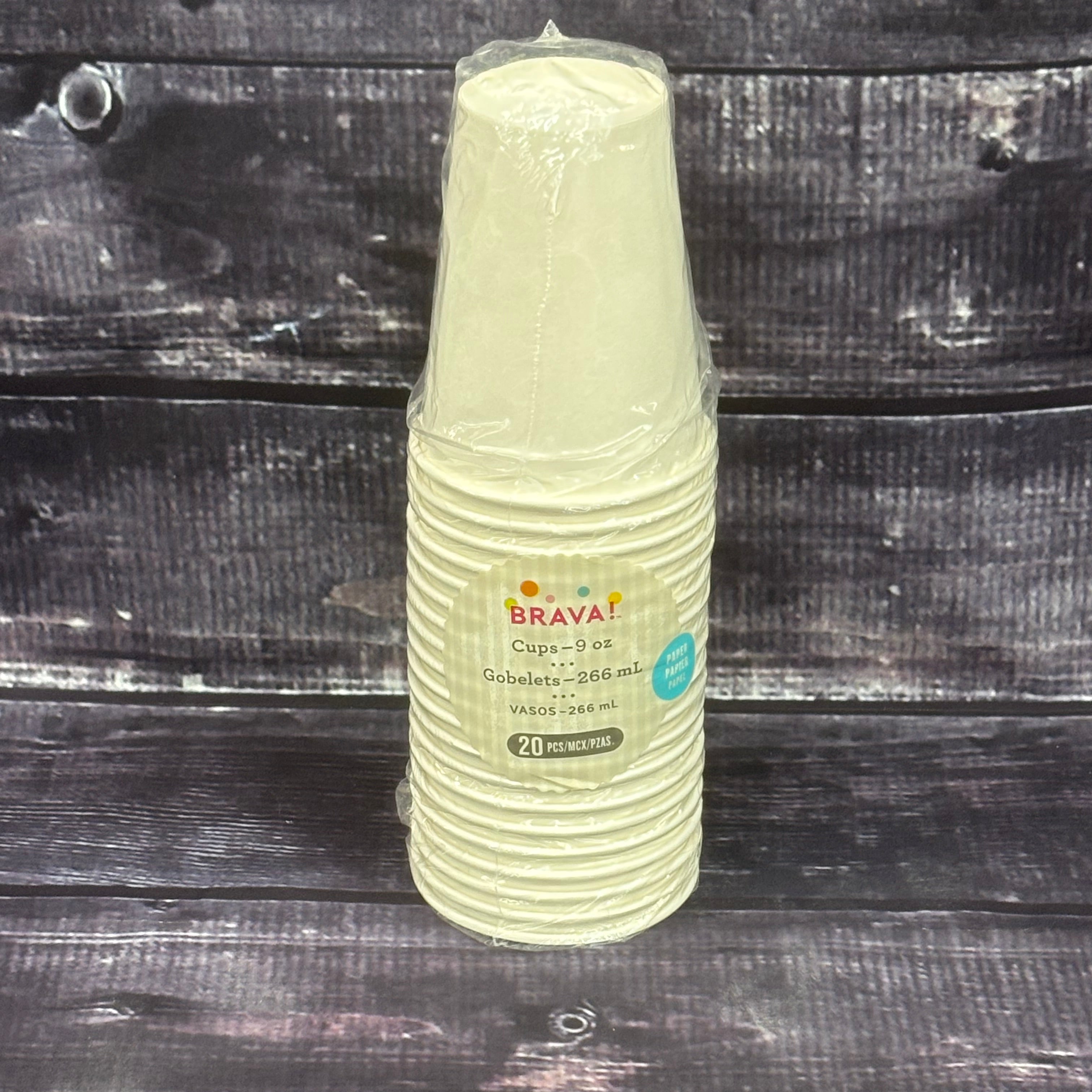Tailgate Cup Paper 9 oz 20 Count
