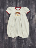 Infant Girls Bubble with Cheerleader