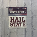 Sds Design Associates Auto Decal 3" Hail Over State Maroon
