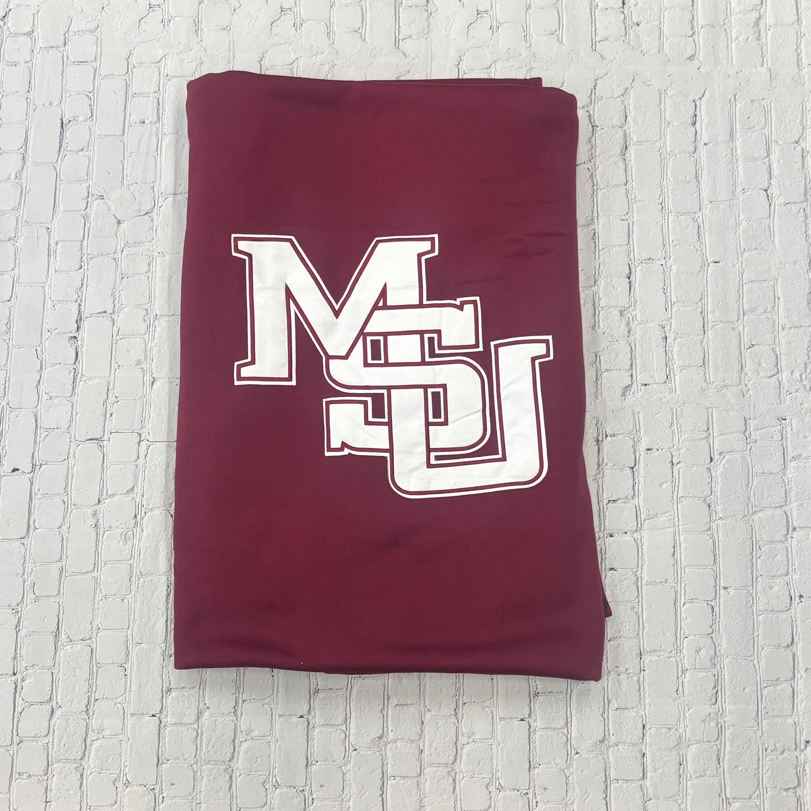 Blanket Sweatshirt Vault MSU Interlock
