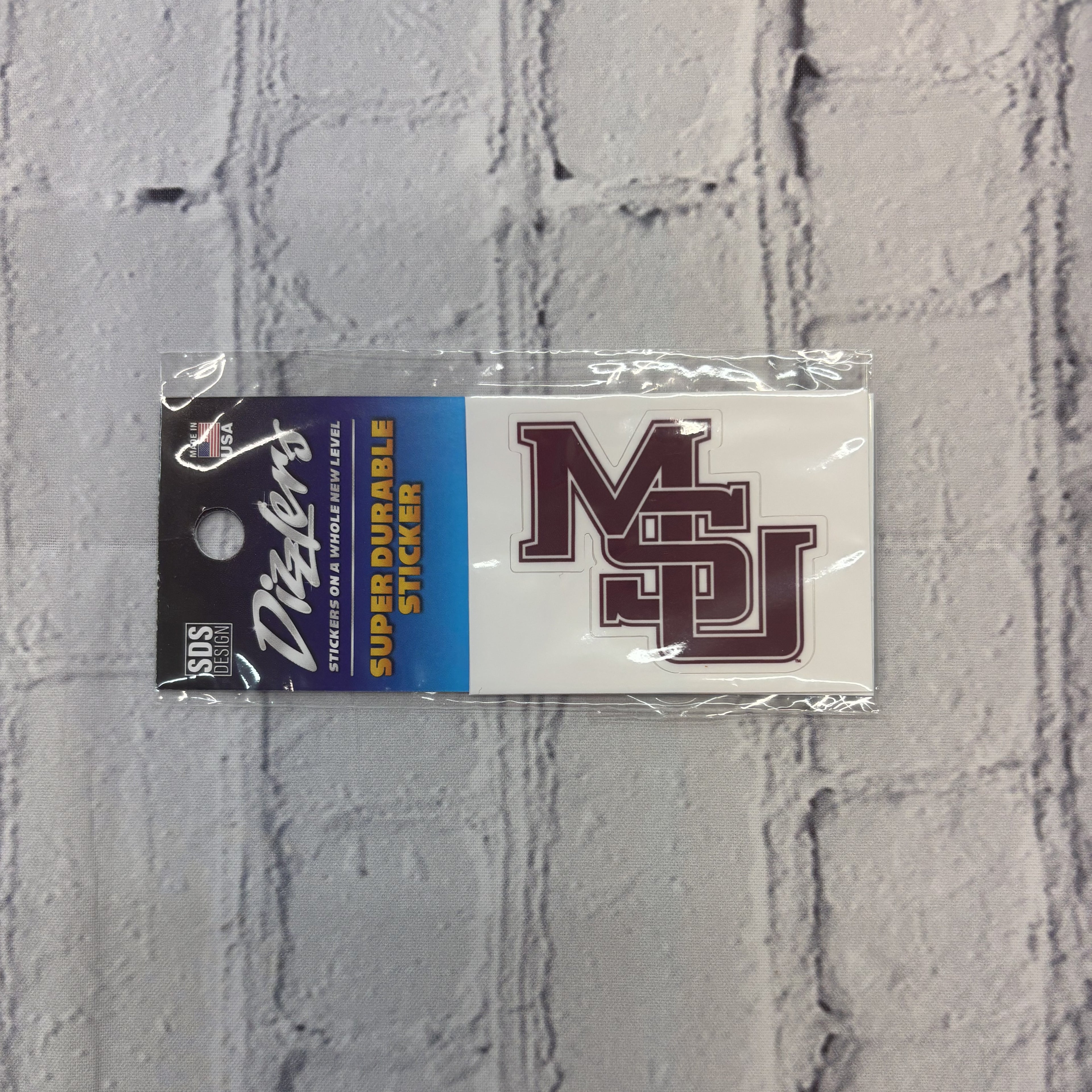 Auto Decal 2" MSU Interlock DIZZLER
