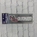 Auto Decal MSU Interlock Miss. State Grandparent
