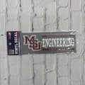 Auto Decal MSU Interlock Miss. State Engineering