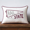 The Little Birdie/Varsity Pro, Inc. Home Pillow Double Pennant Hail State No Piping