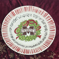 Magnolia Lane Christmas Plate MSU Wonderful Time M-State