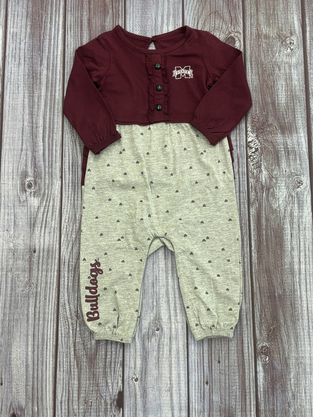 Baby Girls Romper Christmas Star M-State
