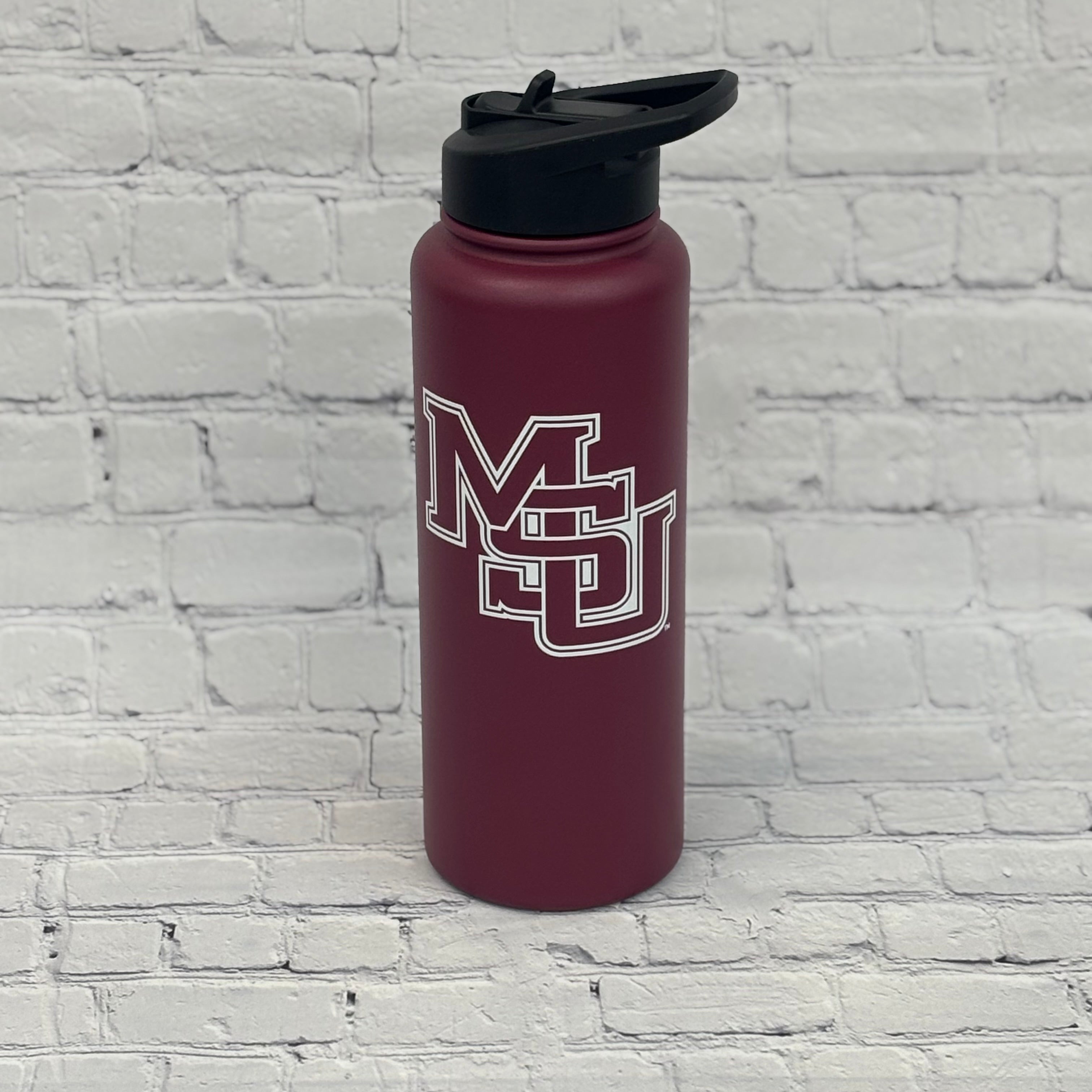 Logo Brands, Inc / Gamemaster Tumbler 34 Oz W Lid Quencher MSU Interlocked