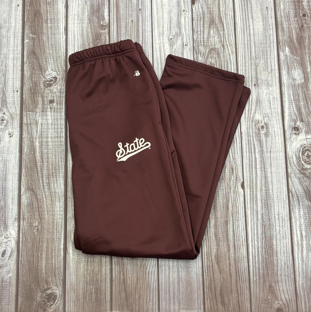 Sweatpant Open Bottom Performance Script State
