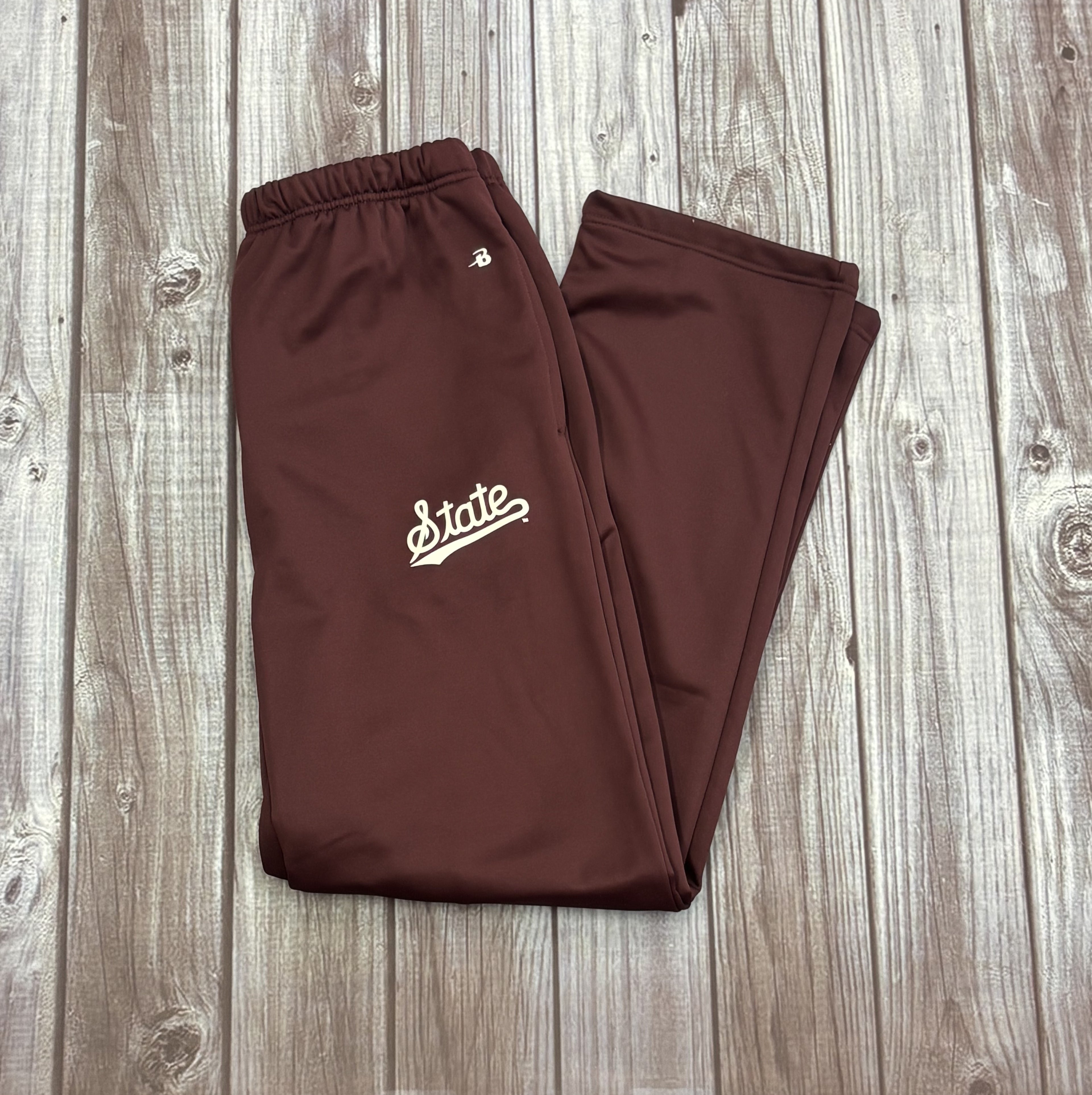 Sweatpant Open Bottom Performance Script State