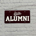 Auto License Plate Acrylic Mirror Alumni Script State