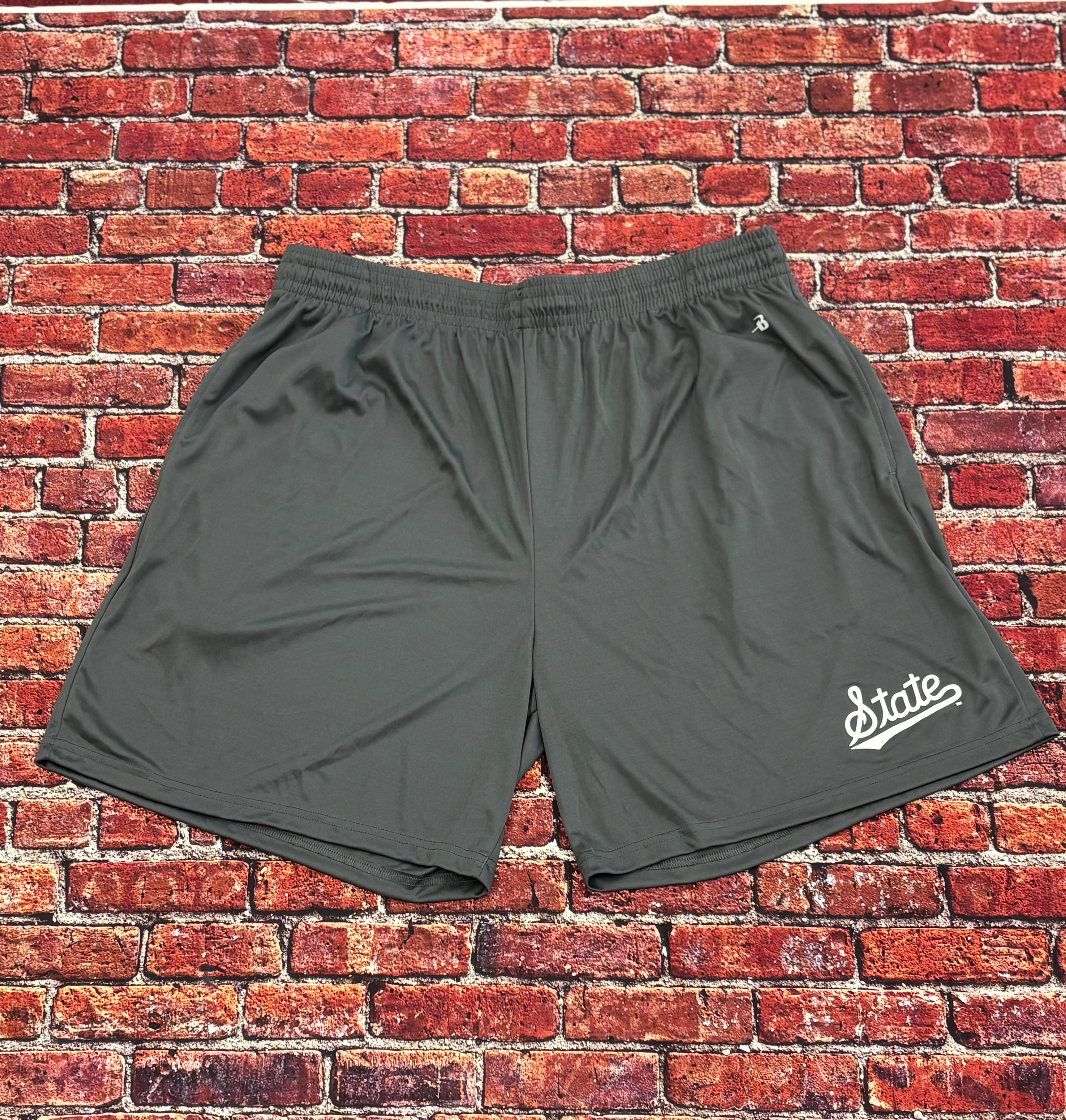 Badger Men's B-Core Shorts Script State