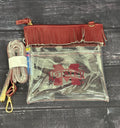 Desden By Landes, Inc. Tailgate Crsbdy Clr Fringe Maroon M-State