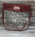 Desden By Landes, Inc. Tailgate Purse Clear with zipper M-State