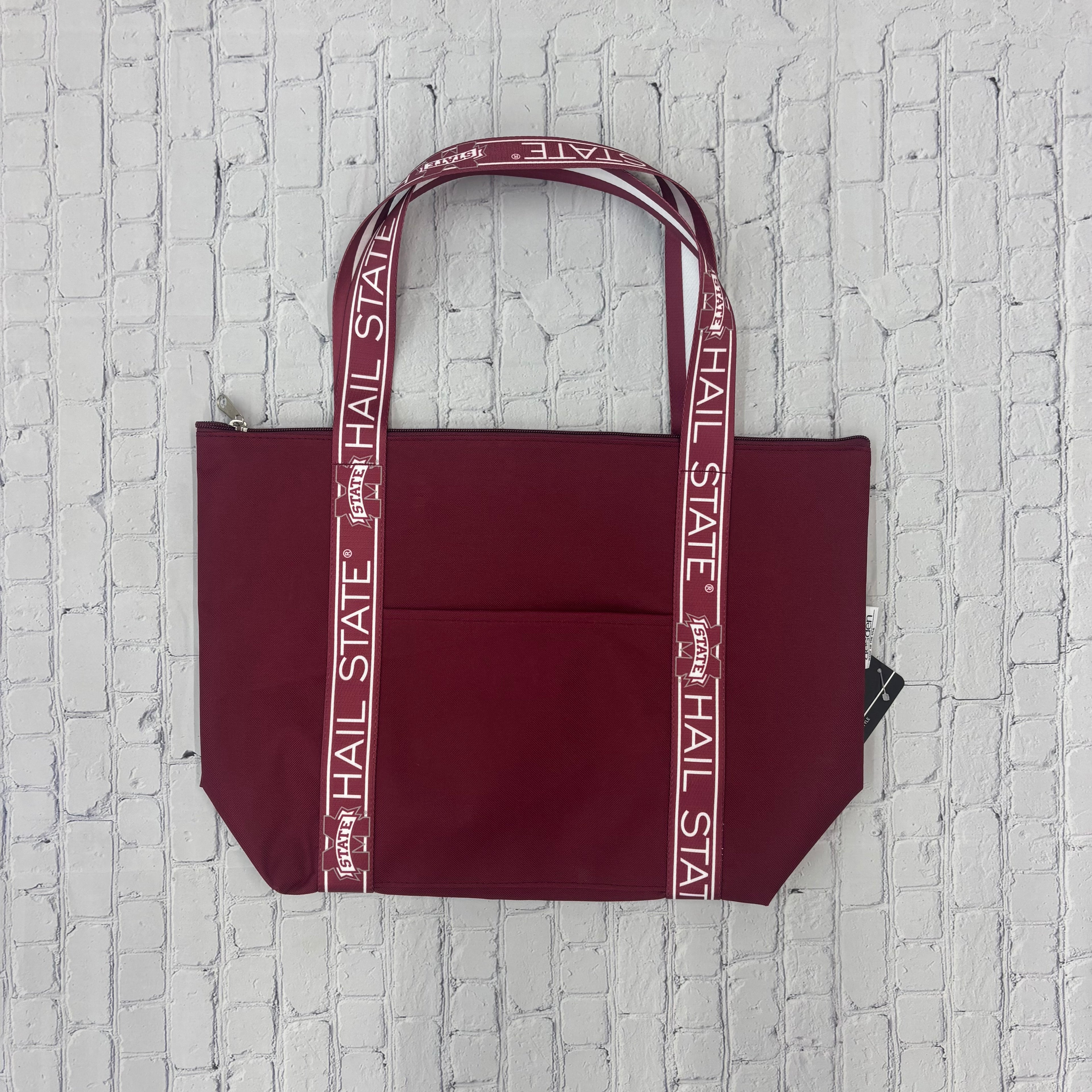 Desden By Landes, Inc. Tote Sophie Straps 2Sided M-State Hail State Striped