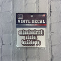 Sds Design Associates Auto Decal 3.5" Mississippi State Bulldogs Bbl Txt Stkd Vinylon