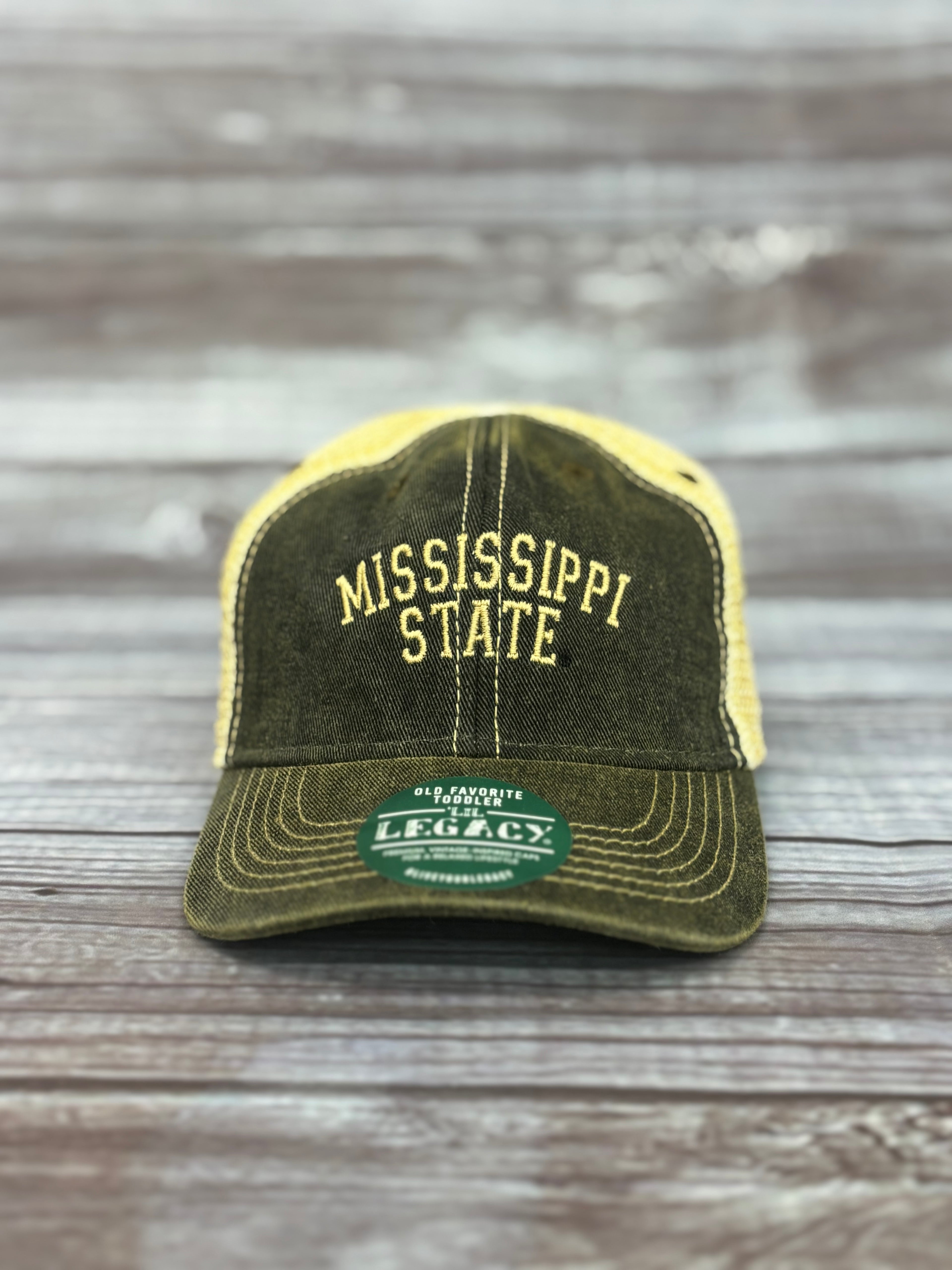 L2 Toddler Cap Trucker Mississippi State Arch