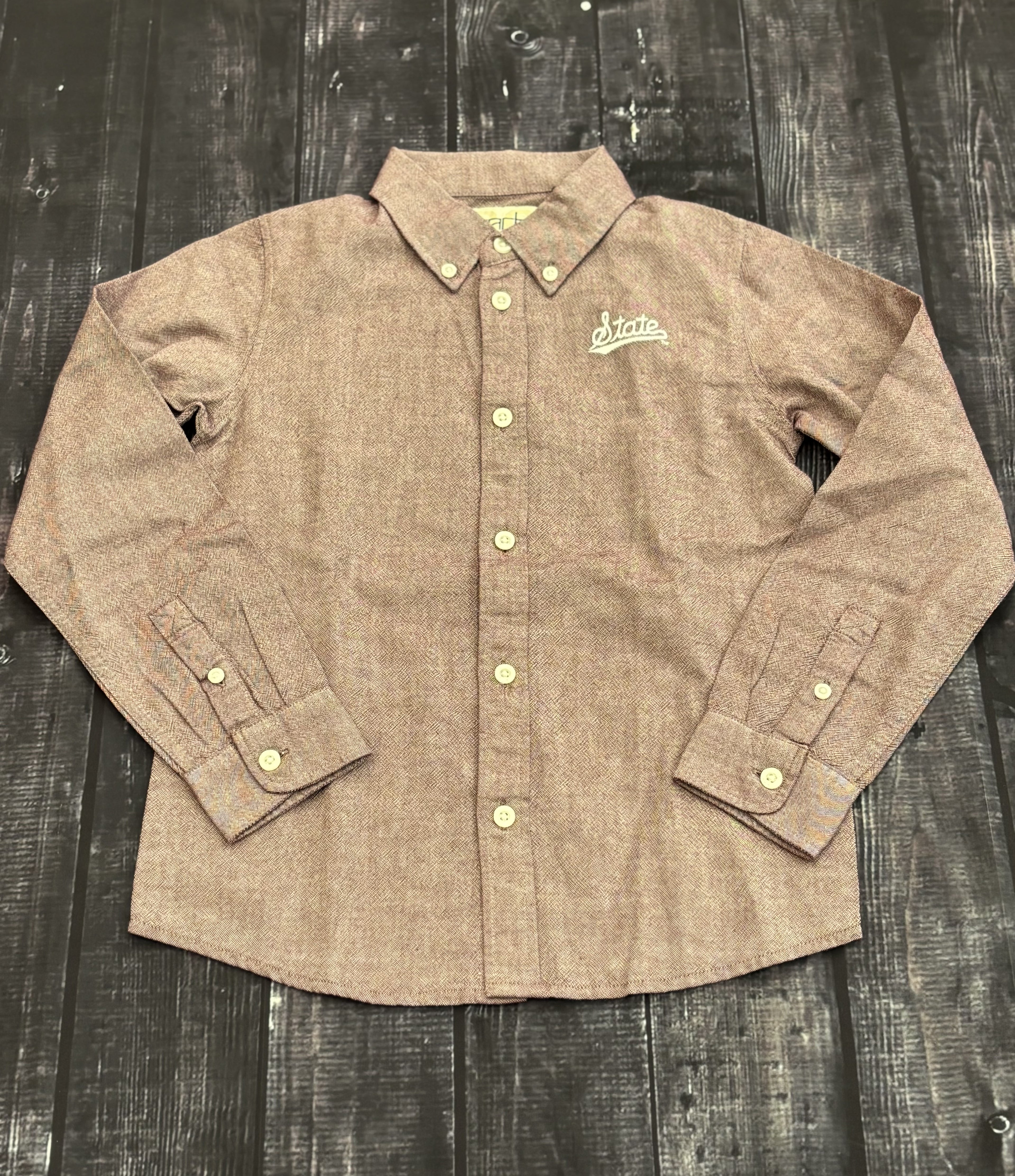Garb, Inc Youth Button  Down Boys Stetson Script State