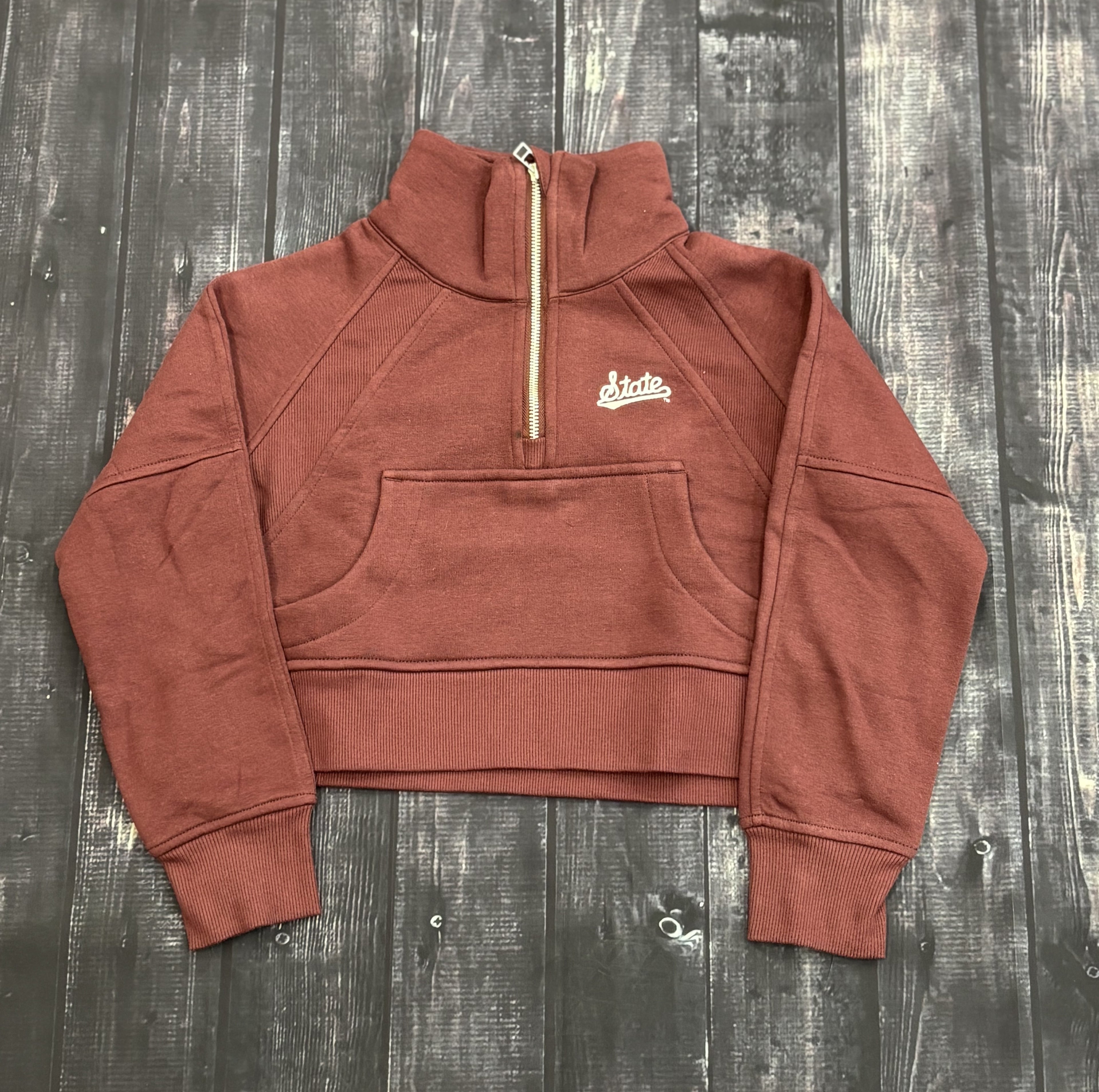 Garb, Inc Youth Pullover Girls Quarter Zip Dawn Script State