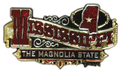 Jenkins Enterprises Home Magnet Mississippi Pennant Mississippi State Bulldogs