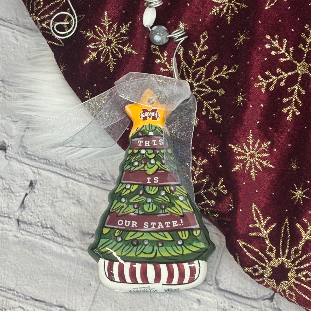 Glory Haus Xmas Orn Pu Christmas Tree This Is Our State Top M-State